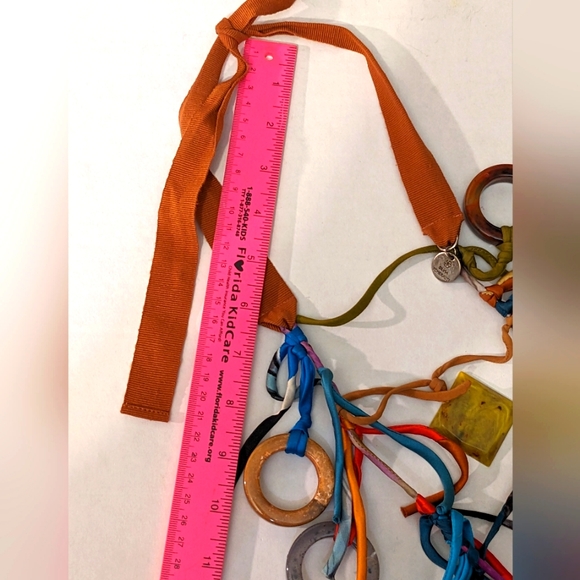 Silvia Tcherassi Rare Gemstone Couture Artisan Modern Art Necklace Avant Garde - Picture 5 of 16